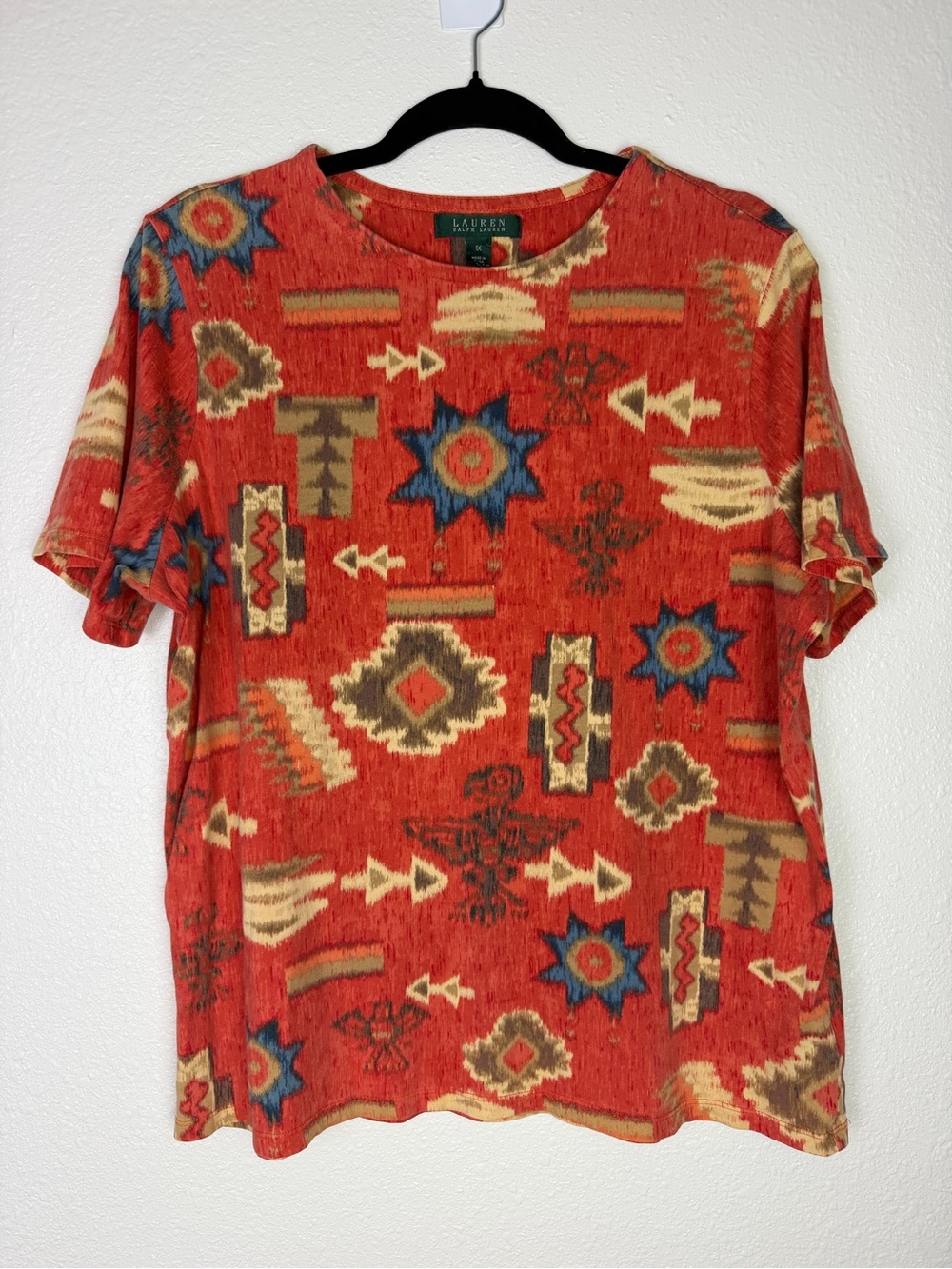 Vintage Lauren Ralph Lauren Southwest Graphic Tee size 1x